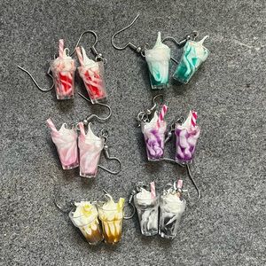 Lot of Milkshake earrings 🥤
